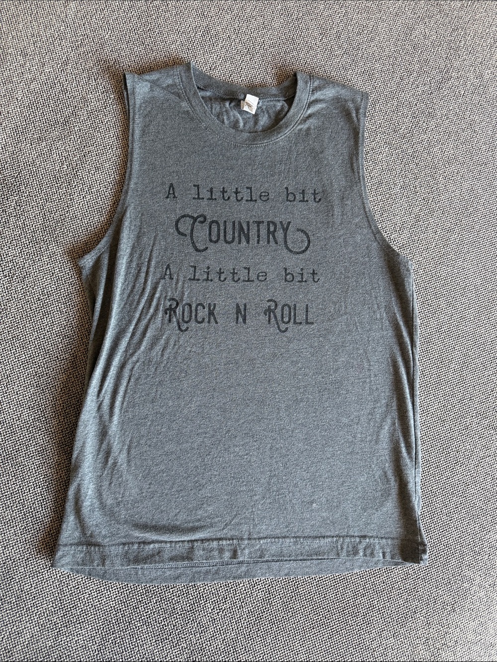 Great Concert Tank Top - Casual Country Rock Graphic Women sz S